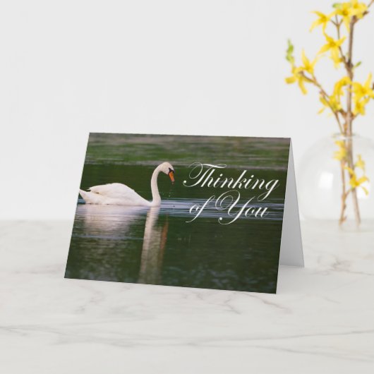 Denken Sie Karte (Gelbe Blume)