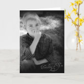 Denken Sie Karte (Gelbe Blume)