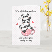 Denken Sie Karte (Gelbe Blume)