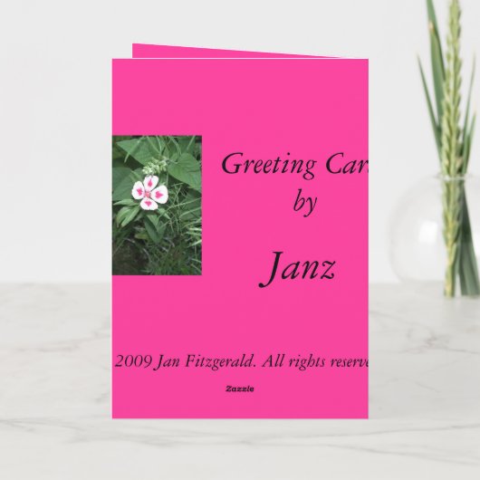 Denken Sie Karte (Rückseite)