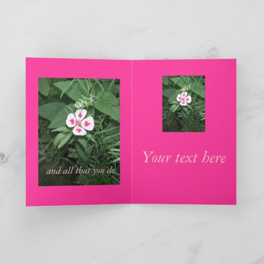 Denken Sie Karte (Innenseite)