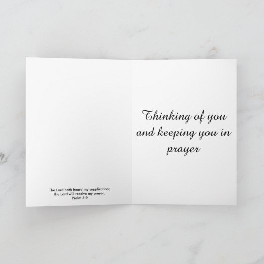 Denken Sie Karte (Innenseite)