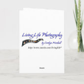 Denken Sie Karte (Rückseite)