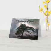 Denken Sie Karte (Gelbe Blume)