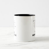 Denken Sie Krebs Zyklus (Zitronensäuren-Zyklus - Zweifarbige Tasse (Mittel)