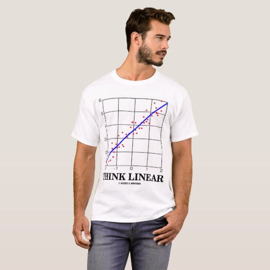 Denken Sie lineares (Linear-Regression) T-Shirt (Vorne ganz)