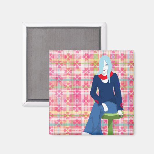 Denken Sie Magnet (Vorderseite/Rückseite)