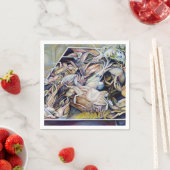 Denken Sie mal über die Bühne hinaus, Singapur Serviette (Beispiel)