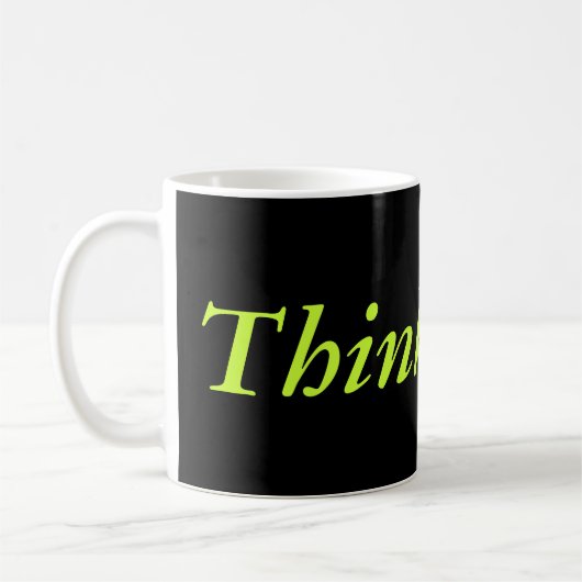 Denken Sie mehr Tasse (Links)