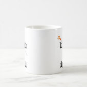 Denken Sie mit Ihrem Ölmessstab! Kaffeetasse (Mittel)