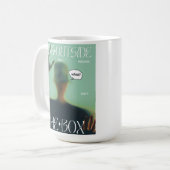 Denken Sie nach außen Kaffeetasse (Vorderseite Links)