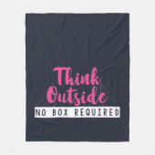 Denken Sie nach außen kein Feld Erforderliche Camp Fleecedecke (Vorderseite)