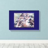 Denken Sie nach außen Leinwanddruck (Insitu (Holzboden))