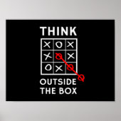 Denken Sie nach außen Poster (Vorne)