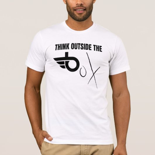 Denken Sie nach außen T-Shirt (Vorderseite)