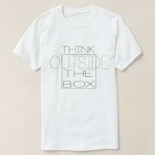 Denken Sie nach außen T-Shirt