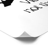 Denken Sie nach, bevor Sie Poster spielen (Ecke)