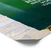 Denken Sie nach, bevor Sie weise Worte sagen Poster (Ecke)