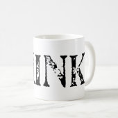 Denken Sie nach. Kaffeetasse (VorderseiteRechts)