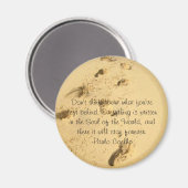 Denken Sie nicht darüber nach, was Sie hinter dem Magnet (Vorderseite/Rückseite)