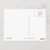 Denken Sie nicht darüber nach, was Sie hinter der Postkarte (Rückseite)