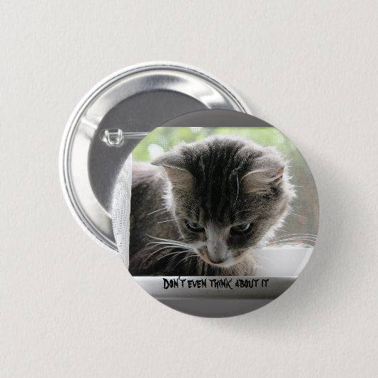 Denken Sie nicht einmal an es Button (Vorne & Hinten)