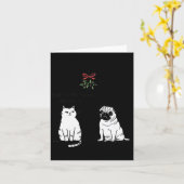 Denken Sie nicht einmal daran, dass es lustige Cat Karte (Gelbe Blume)