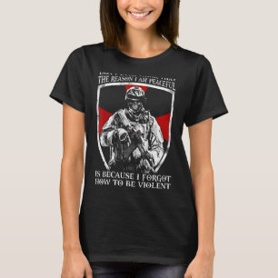 Denken Sie nie, dass der Soldat-Krieger des Vetera T-Shirt