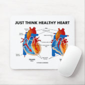Denken Sie nur an gesundes Herz (Diastole-System) Mousepad (Mit Mouse)