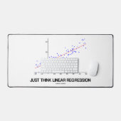 Denken Sie nur an lineare Regressionsstatistik Schreibtischunterlage (Tastatur & Maus)
