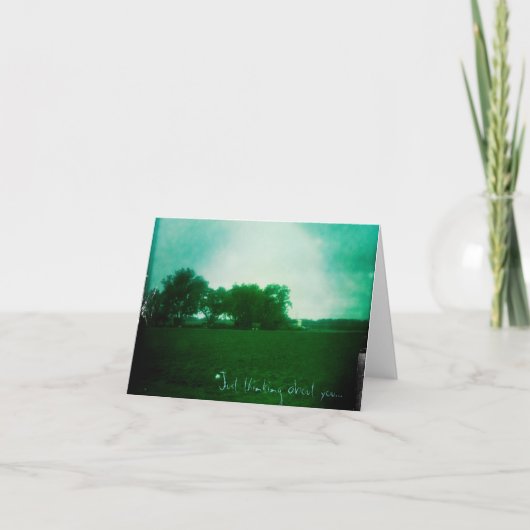 Denken Sie nur an Sie... Karte (Vorderseite)