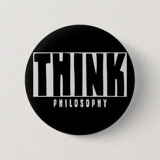 Denken Sie Philosophie Button