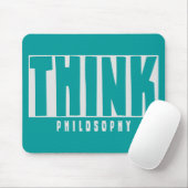 Denken Sie Philosophie Mousepad (Mit Mouse)