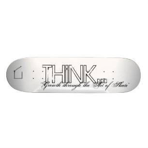 Denken Sie Plattform Skateboard