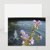 Denken Sie Postkarte (Vorne/Hinten)