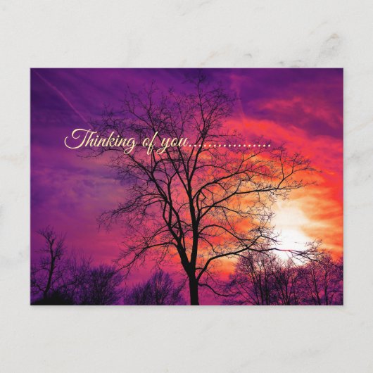 Denken Sie Postkarte (Vorderseite)