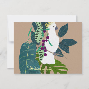 Denken Sie Postkarte