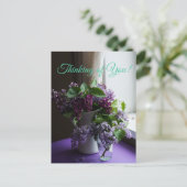 Denken Sie Postkarte (Stehend Vorderseite)