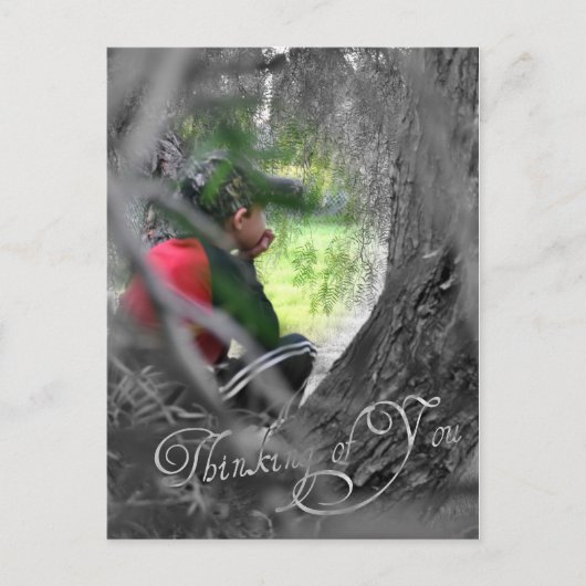 Denken Sie Postkarte (Vorderseite)