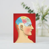 Denken Sie Postkarte (Stehend Vorderseite)