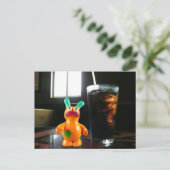 Denken Sie Postkarte (Stehend Vorderseite)