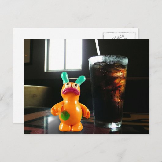 Denken Sie Postkarte (Vorne/Hinten)