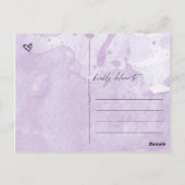 Denken Sie Postkarte (Rückseite)