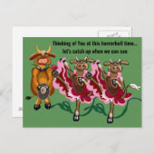 Denken Sie Postkarte (Vorne/Hinten)