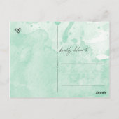 Denken Sie Postkarte (Rückseite)