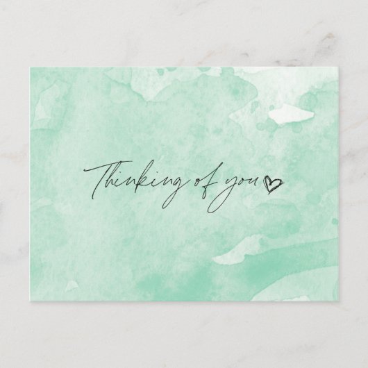 Denken Sie Postkarte (Vorderseite)