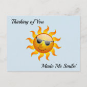 Denken Sie Postkarte (Vorderseite)