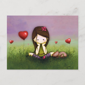 Denken Sie Postkarte