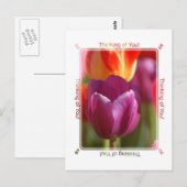 Denken Sie Postkarte (Vorne/Hinten)