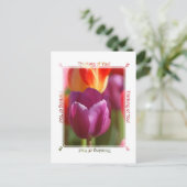 Denken Sie Postkarte (Stehend Vorderseite)